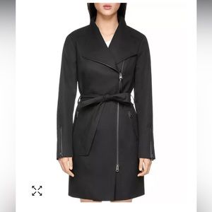 Mackage Estella black trench xxs